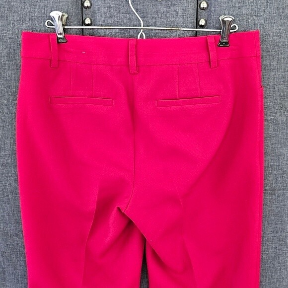 Talbots Hampshire Ankle Pants Red Chino Casual Stretch Womens Size 4 - Picture 3 of 7